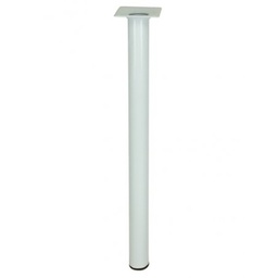 [320993] PIED D30 M10 ACIER BLANC H700