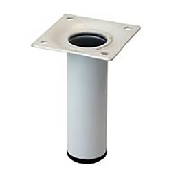 [320995] PIED D30 M10 ACIER BLANC H200