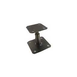 [321004] PIED ZINGUE REGLABLE NOIR D28 H100 X1