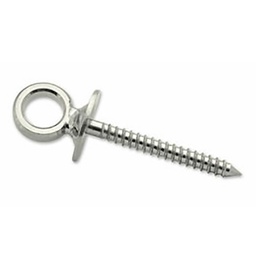 [321089] 2 PITONS OEIL VIS BOIS INOX D6MMX65MM