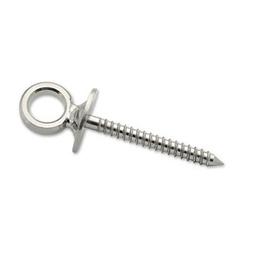 [324415] 2 PITONS OEIL VIS BOIS INOS D8MMX80MM