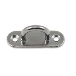 [321156] 2 PLATINES OEIL INOX ENTRAXE 17MM D60X20MM