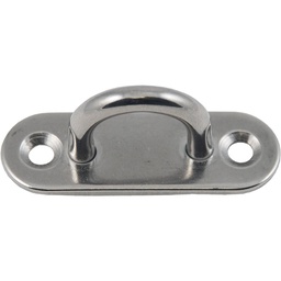 [321157] 2 PLATINES OEIL INOX ENTRAXE 12MM D45X15MM