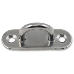 [321158] 2 PLATINES OEIL INOX ENTRAXE 20MM D80X26MM