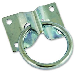 [321166] PLATINE + ANNEAU ACIER ZINGUE D7X50MM