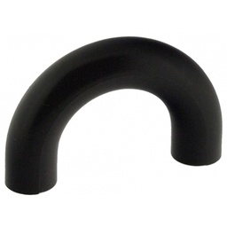 [321354] 4 BOUTONS DE MEUBLE LOOPING PLASTIQUE NOIR EA32MM