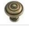 [321392] BOUTON DE MEUBLE LYONNAIS LAITON PATINE D30MM