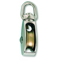 [321448] POULIE PIVOTATNTE GALET POLYAMIDE D38MM POUR CORDE D9.5MM