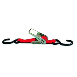 [321603] SANGLE PP TENDEUR CLIQUET + 2 CROCHETS 80KG 25MMX5M