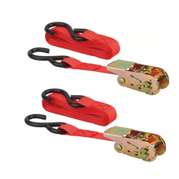 [321656] SET DE 2 SANGLES A CLIQUET 25MM X 4.50M CROCHET