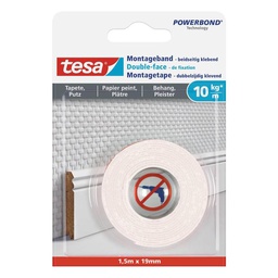 [321706] RUBAN DE MONTAGE POUR PAPIER PEINT 1,5M X 19MM