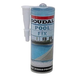 [321792] SILICONE PISCINE 290ML SOUDAL TRANSPARENT CRISTAL