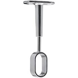 [321879] SUPPORT MILIEU REGLABLE D25 ZAMAK CHROME X1