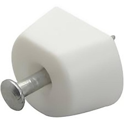 [321972] TAQUET A CLOUER D15 MP BLANC X24