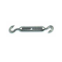 [325082] TENDEUR 2 CROCHETS INOX 75KG POUR CABLE D8MM