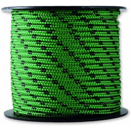 [322075] TRESSE POLYESTER/POLYAMIDE NOIR/VERT 200KG D3MM L25M