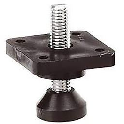 [322170] VERIN REGLABLE PLAT M8 H45 MP NOIR X2