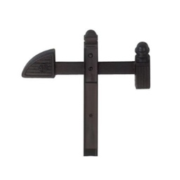 [323133] ARRET DE GRILLE A SCELLER, REF 30 POUR BOIS DE 70 NOIR