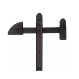 [323134] ARRET DE GRILLE A SCELLER, REF 35 POUR BOIS DE 80 NOIR