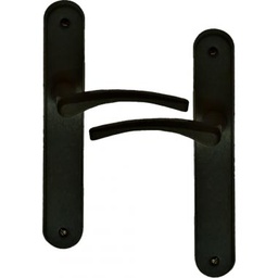 [324785] GARNITURE SUR PLAQUE EVA ALUMINIUM NOIR BEC DE CANE
