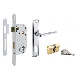 [323672] SERRURE ECO+ AXE 50 CYLINDRE V/BR + ARES