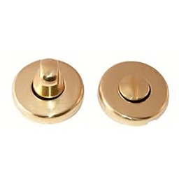 [323972] PAIRE DE ROSACES D50 LISSE LAITON PATINE CONDAMNATION DECONDAMNATION