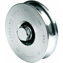 [323990] ROUE A GORGE TRIANGULAIRE 100MM 200KG