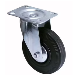 [324078] ROULETTE PORTR PIVOTANTE NOIR 125K D125