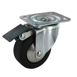 [324098] ROULETTE PORTR PIVOTANTE A FREIN NOIR 50K D50