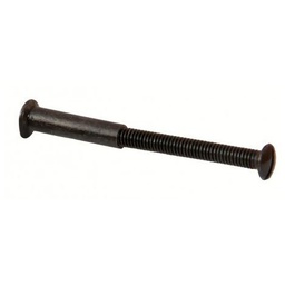 [324313] 4 VIS RELIEUSES M4X45MM FER NOIR + 4 DOUILLES NF
