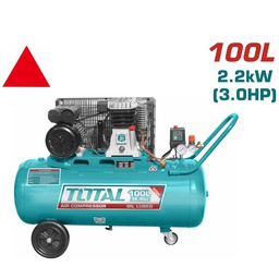 [35527] COMPRESSEUR D AIR 100 L - 220 V - 2200 W - 8 BAR