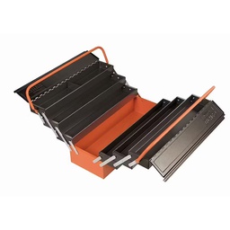 [35932] BOITE A OUTILS METALLIQUE 530X200X250 MM 7 COMPARTIMENTS