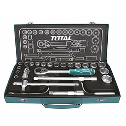 [36122] CLE A DOUILLE A CLIQUET 1/2" 24PCS (10-32MM)