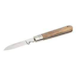 [36415] COUTEAU ELECTRICIEN RETRACTABLE AVEC MANCHE EN BOIS - L200 MM