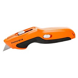 [36481] CUTTER EN PLASTIQUE A LAME RETRACTABLE - L170 MM