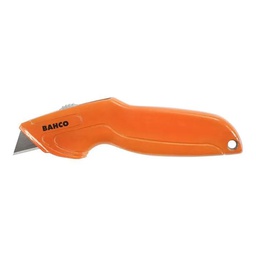 [36486] MINI CUTTER EN ALUMINIUM A LAME RETRACTABLE - L90 MM