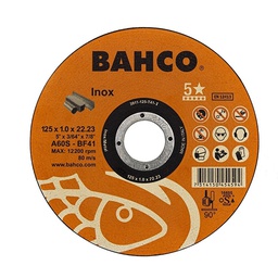 [36537] DISQUE A TRONCONNER METAL/INOX - D125X1X22.2 MM