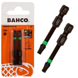 [36703] JEU D EMBOUT DE VISSAGE A CHOC TORX 2 PCS - 50 MM - T20