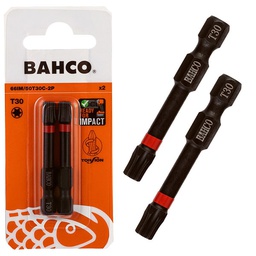 [36706] JEU D EMBOUT DE VISSAGE A CHOC TORX 2 PCS - 50 MM - T30
