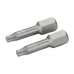 [36716] JEU D EMBOUT DE VISSAGE A TORSION 10 PCS - 25 MM - T15