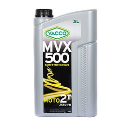 [36909] HUILE 2T MVX 500 TC-JASO FD 2 LITRES