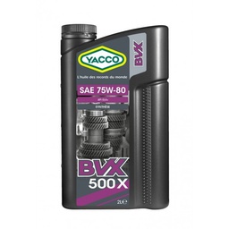 [36925] HUILE BOITE BVX 500X 75W80 GL4 2LITRES