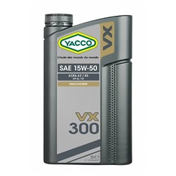 [36931] HUILE MOTEUR VX 300 15W50 SL/CF 2LITRES