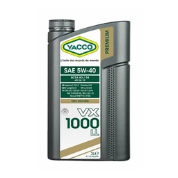 [36932] HUILE VX 1000 LL 5W40 SN/CF 2LITRES