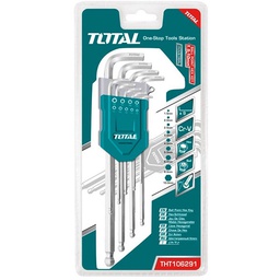 [36957] JEU DE CLE ALLEN SIX PANS 9PCS 1,5 - 10MM