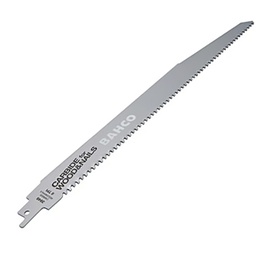 [37073] LAME EN CARBURE DE TUNGSTENE POUR SCIE SABRE - 6 DP - L228 MM (BOIS ET METAUX)