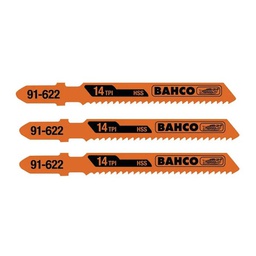 [37090] JEU DE LAME SCIE SAUTEUSE BIMETAL 5 PCS - 14 DP - L77 MM (METAUX)
