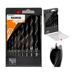 [37252] COFFRET MECHE A BOIS HELICOIDALE 8 PCS - 3,4,5,6,7,8,9,10 MM