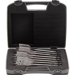 [37270] COFFRET MECHE A BOIS PLATE 8 PCS - 12 A 32 MM