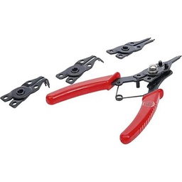 [37460] PINCE A CIRCLIP PRO 160MM 4 TETES INTERCHANGEABLES INTERIEUR/EXTERIEUR